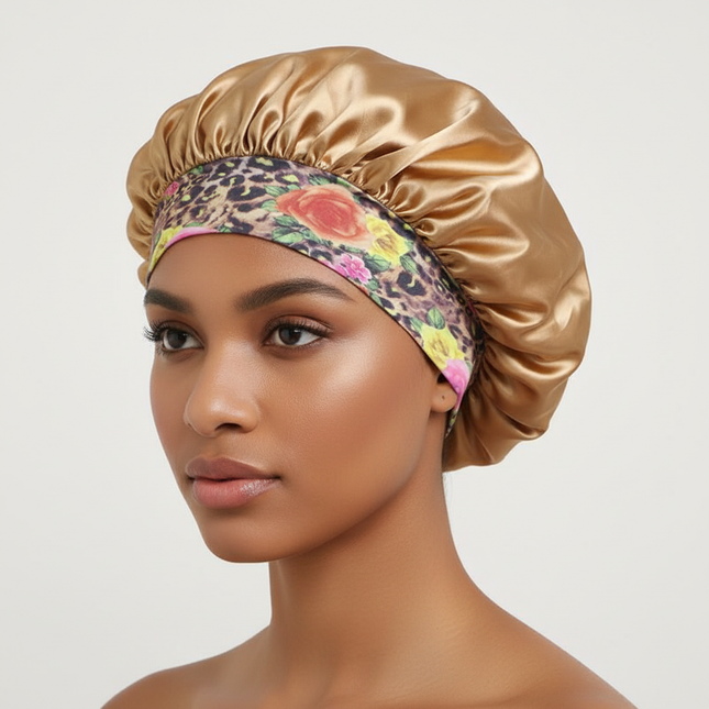 Hair Bonnet for Sleeping Silk Hat Satin Hat Hair Night To Sleep Bonnets Silk YM02