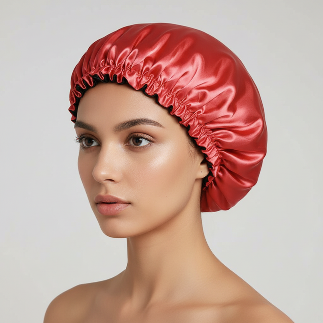 Reversible Satin Sleep Sleeping Cap for Women Men Headscarf Elastic Hair Care Bonnet Cancer Chemo Caps Adjustable Headwear Hats