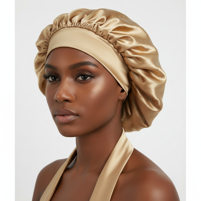 Women Satin Solid Sleeping Hat Night Sleep Cap Hair Care Bonnet Nightcap For Women Men Unisex Cap Bonnet De Nuit Shower Turban
