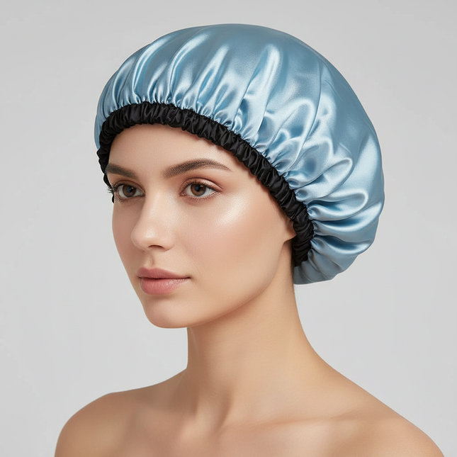 Reversible Satin Sleep Sleeping Cap for Women Men Headscarf Elastic Hair Care Bonnet Cancer Chemo Caps Adjustable Headwear Hats