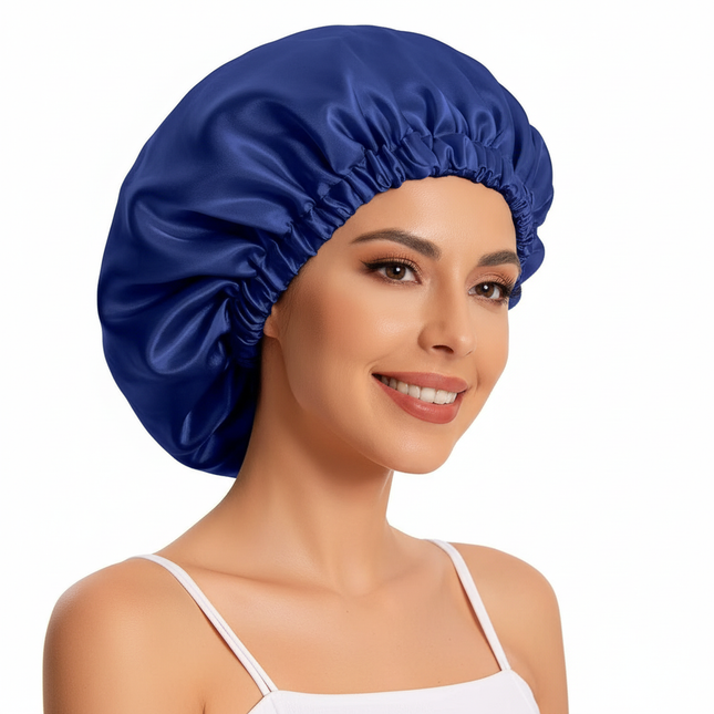 Satin Bonnet Silk Bonnet Hair Bonnet Sleeping Slouchy Beanie Hat Satin Sleep Cap Nightcap Bonnets For Women's Natural Curly Hair