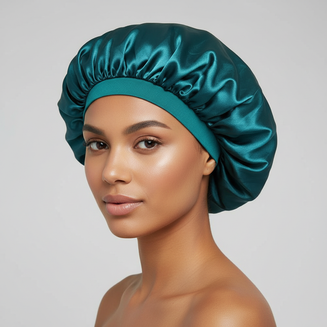 Large Bonnet Women Big Size Satin Bonnet Sleeping Night Women Cap Bonnet Hat Satin Cheveux Nuit Silk Bonnets for Women