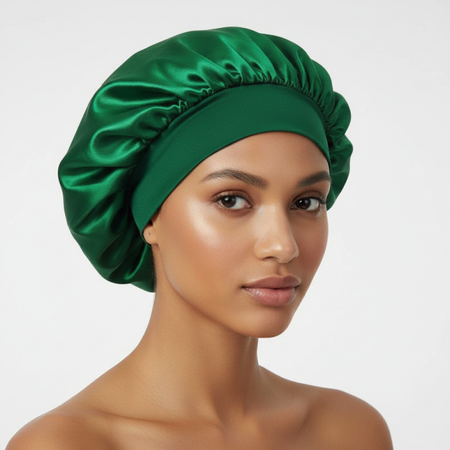 Hair Bonnet For Sleeping Women Wide Brim Sleep Cap Hair Bonnet For Curly Hair Showercap Children Men