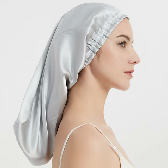 100% Pure Mulberry Silk Hair Bonnets for Women Sleeping Cap Silk Sleep Cap Night Bonnet Caps Hair Protection Turban Head Wraps