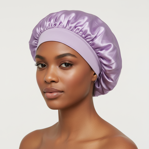 Hair Bonnet For Sleeping Women Wide Brim Sleep Cap Hair Bonnet For Curly Hair Showercap Children Men