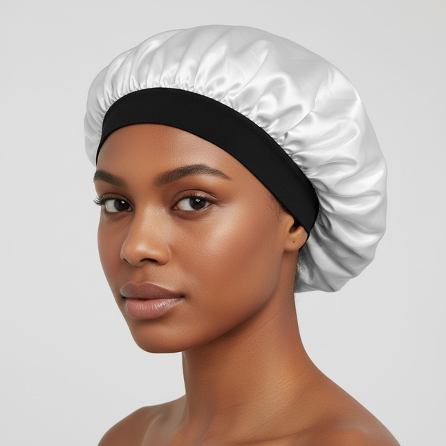 3pcs/set, Durag & Bonnet & Dome Hats, Solid Color Elastic Satin Bonnet Night Cap, Lightweight Pirate Hats