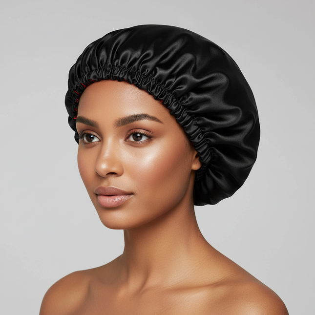 Reversible Satin Sleep Sleeping Cap for Women Men Headscarf Elastic Hair Care Bonnet Cancer Chemo Caps Adjustable Headwear Hats