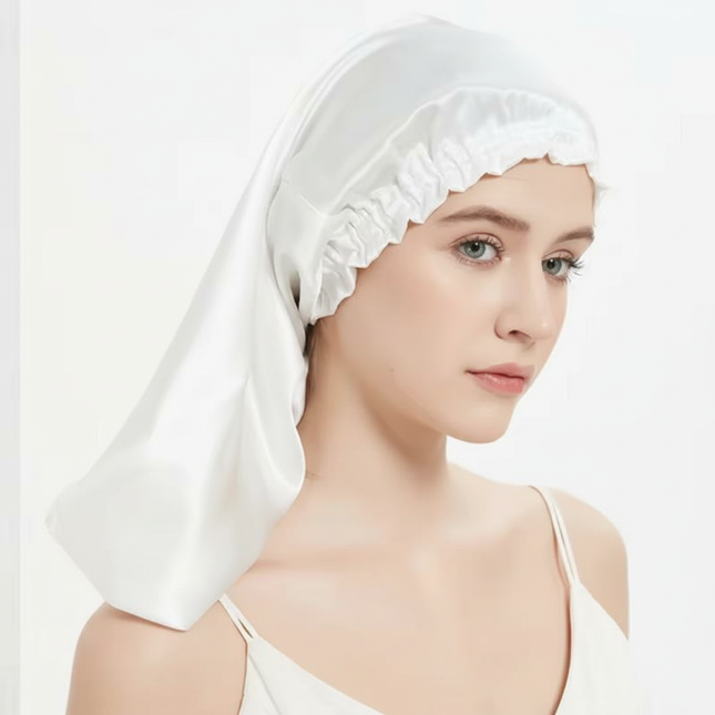 100% Pure Mulberry Silk Hair Bonnets for Women Sleeping Cap Silk Sleep Cap Night Bonnet Caps Hair Protection Turban Head Wraps