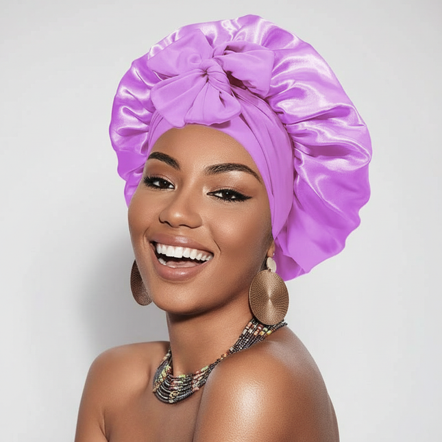 10 Pcs Cheetah-Print Satin Silk Bonnet for Sleeping Cute Bonnet with Long Strap Tie Band Adjustable Sleep Night Cap Hair Bonnet