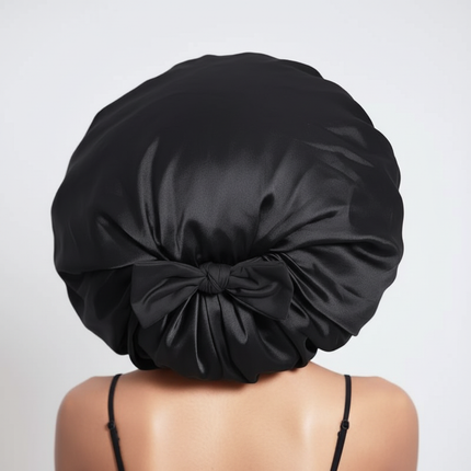 Satin Bonnet Bonnet Adjustable Bonne For Sleeping Hair Bonnet With Tie Band Bonnets For Women Men - gallery 1