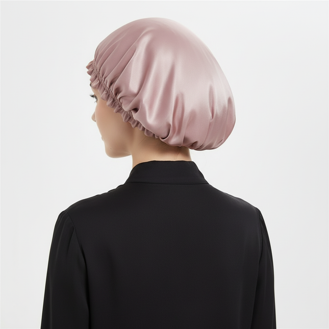 100% Pure Mulberry Silk Hair Bonnets for Women Sleeping Cap Silk Sleep Cap Night Bonnet Caps Hair Protection Turban Head Wraps - gallery 1