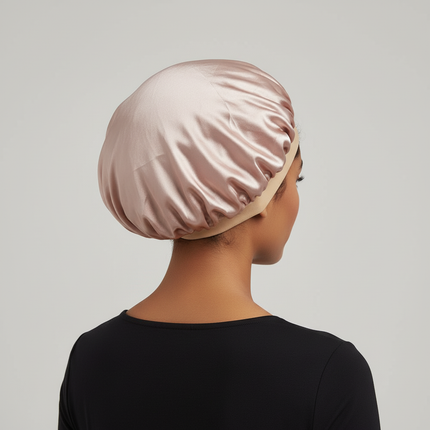 Satin Wide-brimmed Nightcap Styling Silk Headband for Sleeping Nightcap with Elasticated Floppy Band Cap Hair Shower Cap - gallery 1