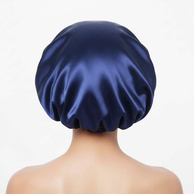 Satin Wide-brimmed Nightcap Styling Silk Headband for Sleeping Nightcap with Elasticated Floppy Band Cap Hair Shower Cap - gallery 1