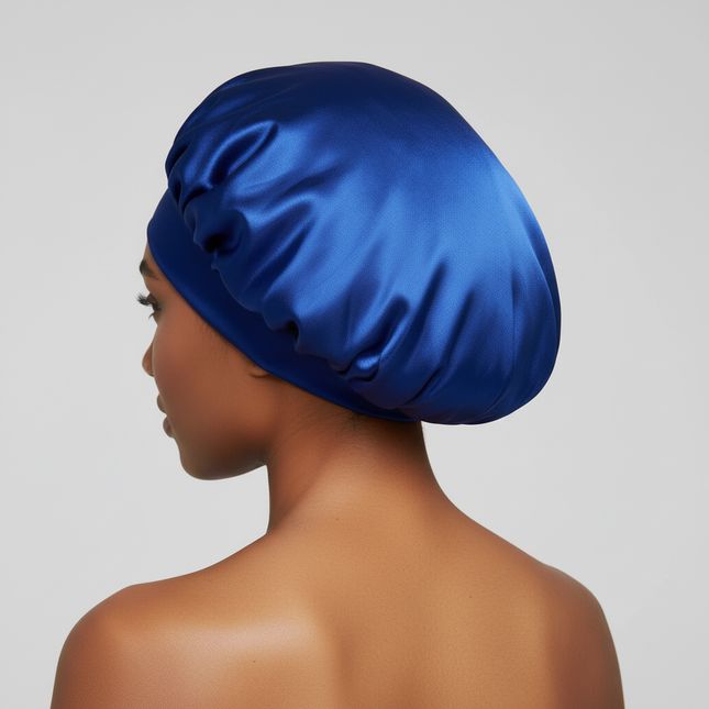 Satin Sleeping Cap Milk Silk Night Sleeping Bonnet Shredded Milk Caps Head Tie Band Bonnet Edge Wrap Protect Curly Braid Hair - gallery 1
