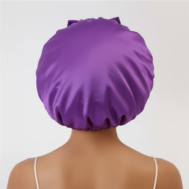 Sleeping Hat Women Satin Solid Night Sleep Cap Hair Care Bonnet Nightcap For Women Men Unisex Cap Bonnet De Nuit Shower Turban - gallery 1