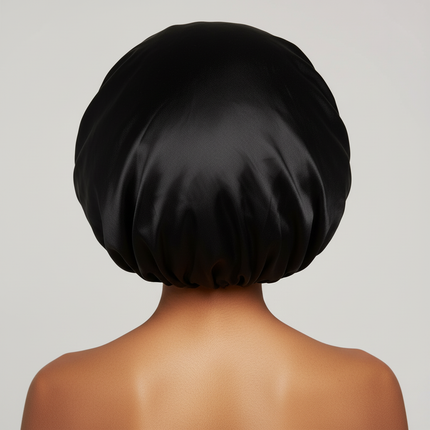 New Women's Extra Large Hair Cap For Sleeping African Printed Satin Cap Elastic Night Turban Artificial Silk Chemo Bonnet - gallery 1