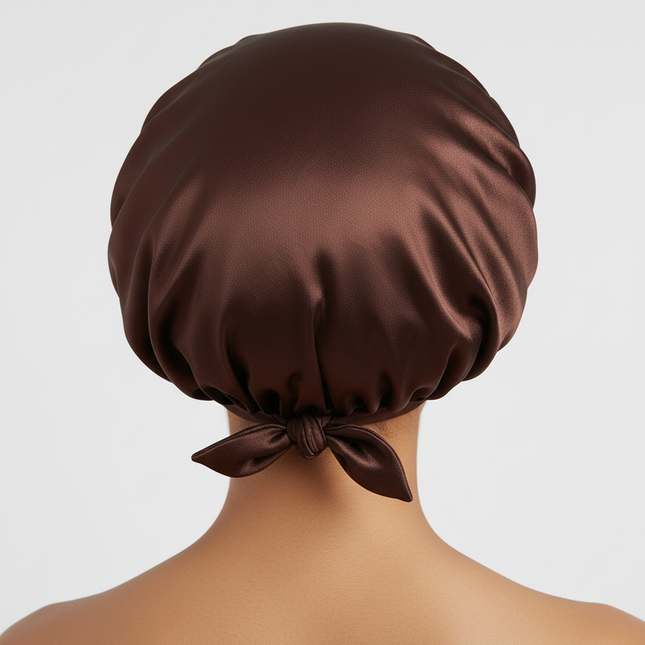 New Silk Bonnet For Sleeping Women Satin Bonnet Hair Bonnet Night Sleep Cap Scarf Wrap For Curly Hair With Tie Band For CurlyHat - gallery 1