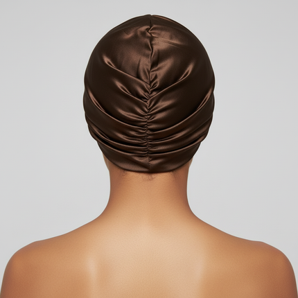 Satin Bonnet Hat Double Layer Hair Wrap Women Adjustable Knotted Hat Care Turban Satin Sleep Hat for Curly Straight Hair 2025 - gallery 1