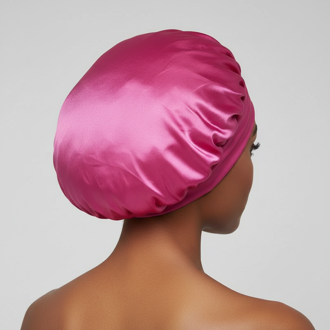 Satin Sleeping Cap Milk Silk Night Sleeping Bonnet Shredded Milk Caps Head Tie Band Bonnet Edge Wrap Protect Curly Braid Hair - gallery 1