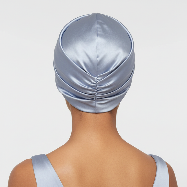 Women Satin Solid Sleeping Hat Night Sleep Cap for Women Shower Caps Waterproof Solid Sleeping Hair Bonnets Adjustable Cap - gallery 1