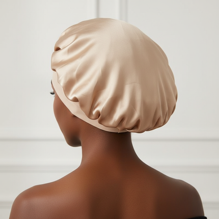 Satin Sleeping Cap Milk Silk Night Sleeping Bonnet Shredded Milk Caps Head Tie Band Bonnet Edge Wrap Protect Curly Braid Hair - gallery 1
