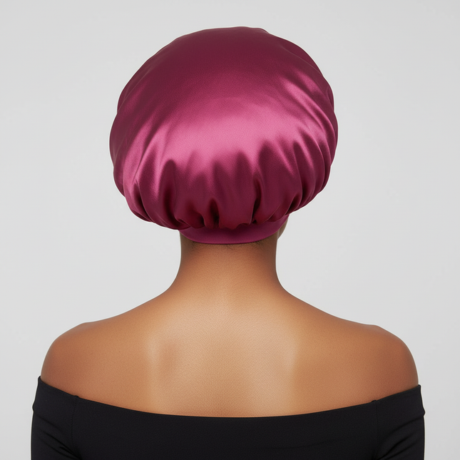 Satin Bonnet Hair Bonnet for Sleeping,Silk Bonnets for Black Women with Elastic Soft Band for Hair Care - gallery 1