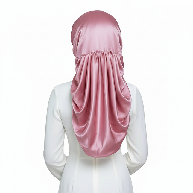 Bowknot Braid Bonnet, Unscented Satin Sleep Cap with Elastic Band and Long Tie for Women - Breathable Night Hair Bonnet - gallery 1