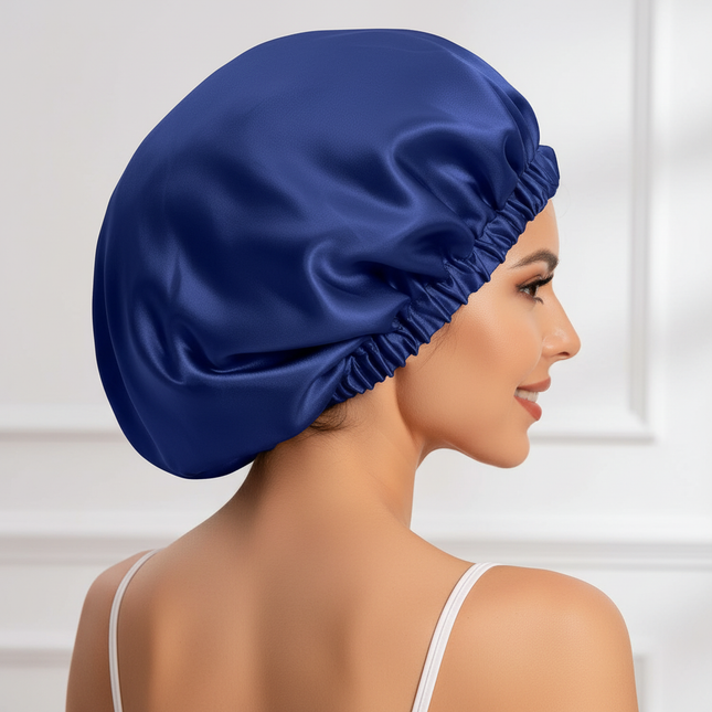 Satin Bonnet Silk Bonnet Hair Bonnet Sleeping Slouchy Beanie Hat Satin Sleep Cap Nightcap Bonnets For Women's Natural Curly Hair - gallery 1