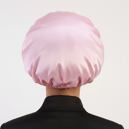 1PC Satin Sleeping Hat Night Sleep Hair Care Bonnet Nightcap Extra Satin Silky Shower Caps Sleep Cap with Premium Elastic Band - gallery 1
