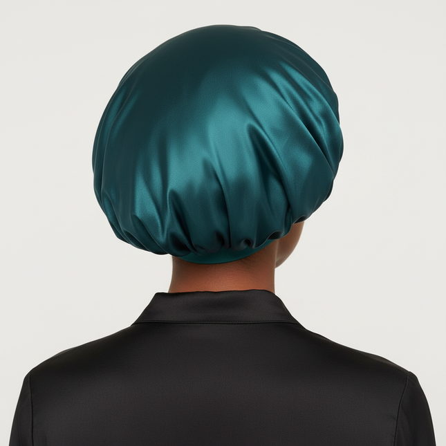 New Satin Hair Caps for Sleeping Women Bath Double Layer Headwear Cover Hat Curly Hair Styling Accessories Hair Cap for Sleeping - gallery 1