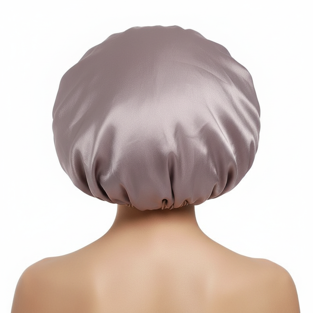 New Women's Extra Large Hair Cap For Sleeping African Printed Satin Cap Elastic Night Turban Artificial Silk Chemo Bonnet - gallery 1