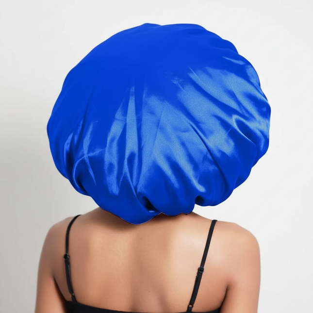 Satin Bonnet Bonnet Adjustable Bonne For Sleeping Hair Bonnet With Tie Band Bonnets For Women Men - gallery 1