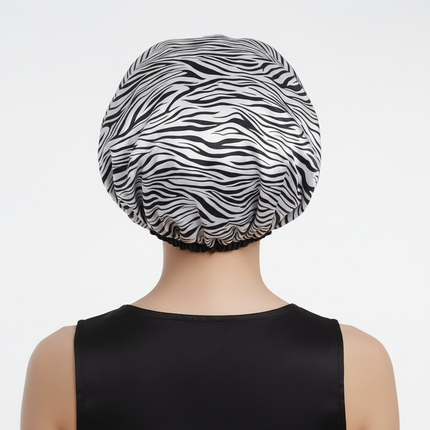 New Satin Hair Caps for Sleeping Women Bath Double Layer Headwear Cover Hat Curly Hair Styling Accessories Hair Cap for Sleeping - gallery 1