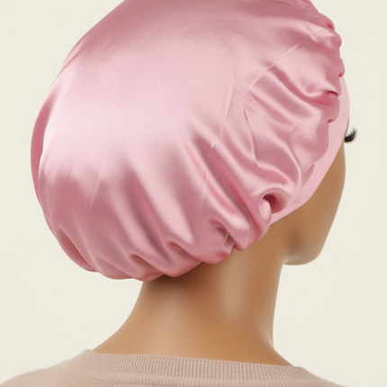 Unisex Head Wrap Elastic Band Bonnet sleep cap Extra Large Satin Silky Bonnet Sleep with Premium Elastic Band - gallery 1