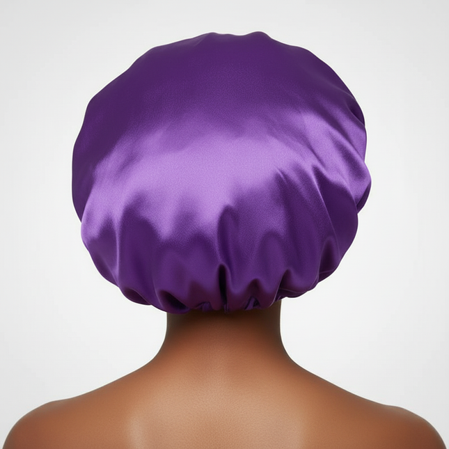 Satin Sleeping Cap Milk Silk Night Sleeping Bonnet Shredded Milk Caps Head Tie Band Bonnet Edge Wrap Protect Curly Braid Hair - gallery 1