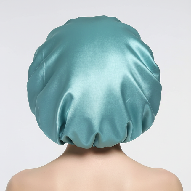 New Women Solid Reversible Satin Bonnet for Curly Hair Cap Double Layer Adjustable Sleep Cap Elastic Hair Cap Haircare Night Hat - gallery 1