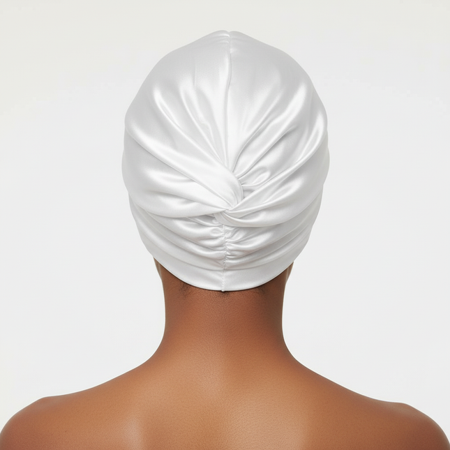 Satin Bonnet Hat Double Layer Hair Wrap Women Adjustable Knotted Hat Care Turban Satin Sleep Hat for Curly Straight Hair 2025 - gallery 1