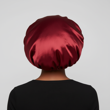 2024 New Fashion Satin Sleeping Hat Night Sleep Hair Care Bonnet Nightcap Popular Leopard Silk Wide-Brimmed Shower Cap - gallery 1