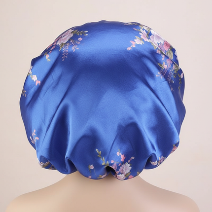 Extra Large Satin Lined Bonnet Women Big Size Beauty Print Satin Silk Bonnet Sleep Night Cap Head Cover Bonnet Hat Wholesale - gallery 1