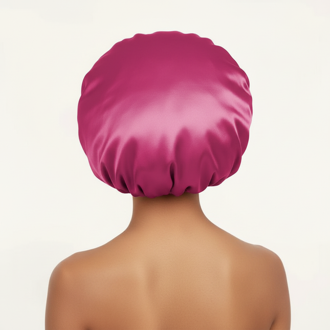 Satin Bonnet Silk Bonnet Adjustable Bonne For Sleeping Hair Bonnet With Tie Band Bonnets For Women Men - gallery 1