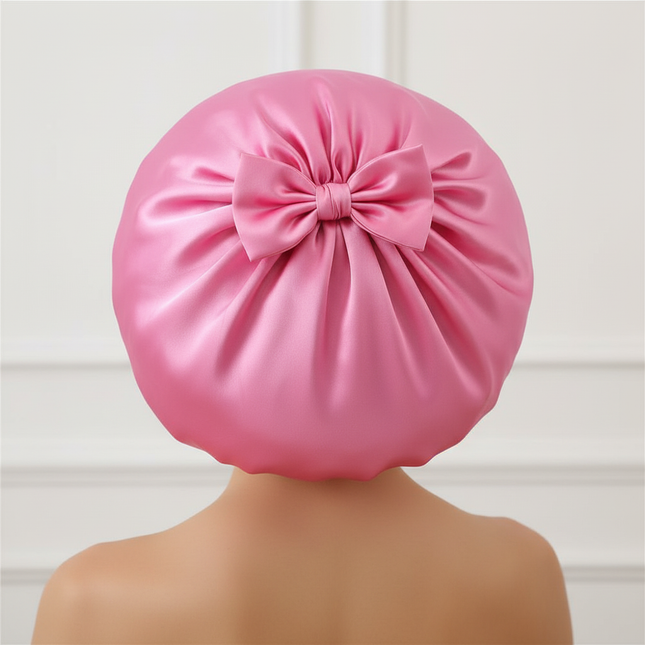 Sleeping Hat Women Satin Solid Night Sleep Cap Hair Care Bonnet Nightcap For Women Men Unisex Cap Bonnet De Nuit Shower Turban - gallery 1