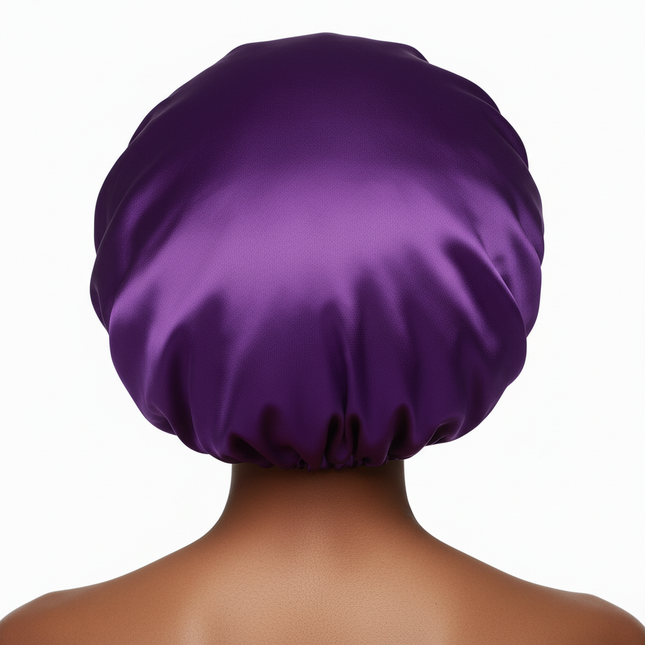 Reversible Satin Sleep Sleeping Cap for Women Men Headscarf Elastic Hair Care Bonnet Cancer Chemo Caps Adjustable Headwear Hats - gallery 1