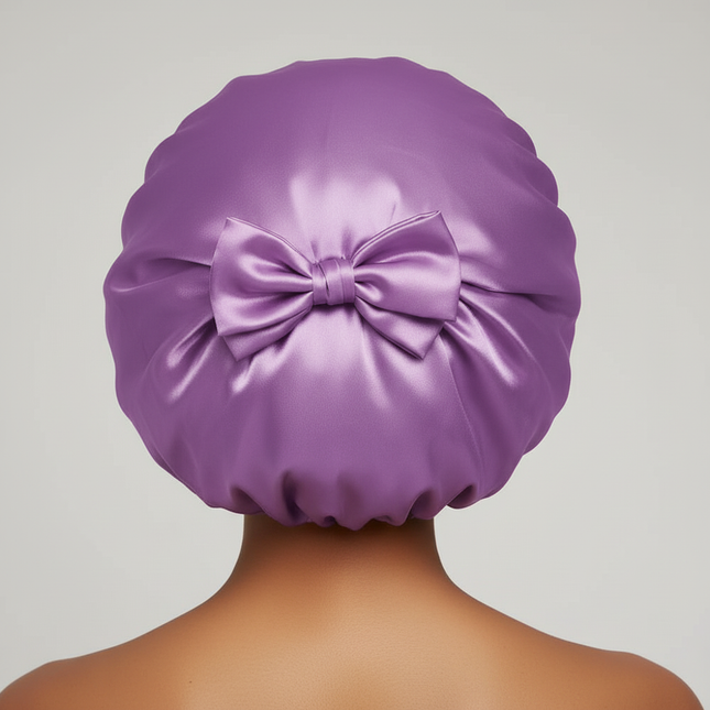 Satin Bonnet Silk Bonnet Adjustable Bonne For Sleeping Hair Bonnet With Tie Band Bonnets For Women Men - gallery 1