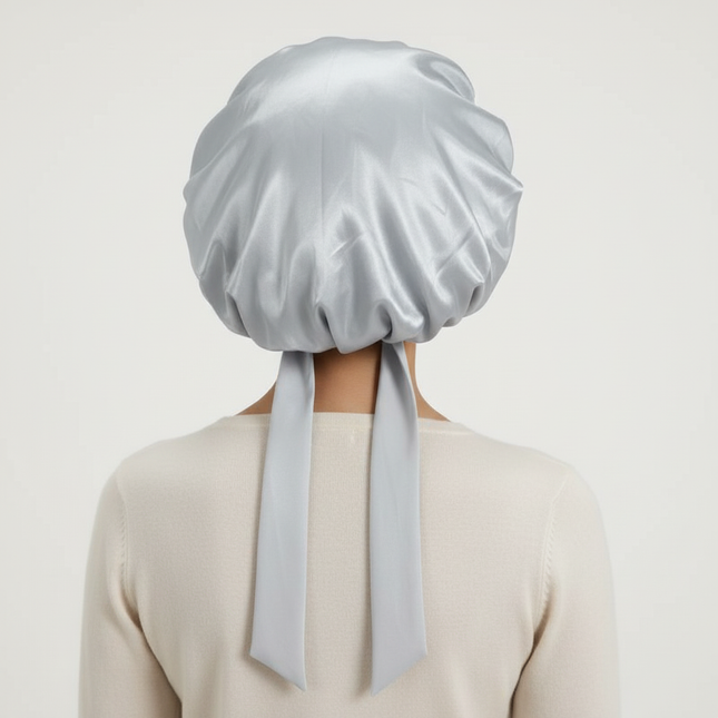 Women Satin Solid Sleeping Hat Night Sleep Cap Hair Care Bonnet Nightcap For Women Men Unisex Cap Bonnet De Nuit Shower Turban - gallery 1