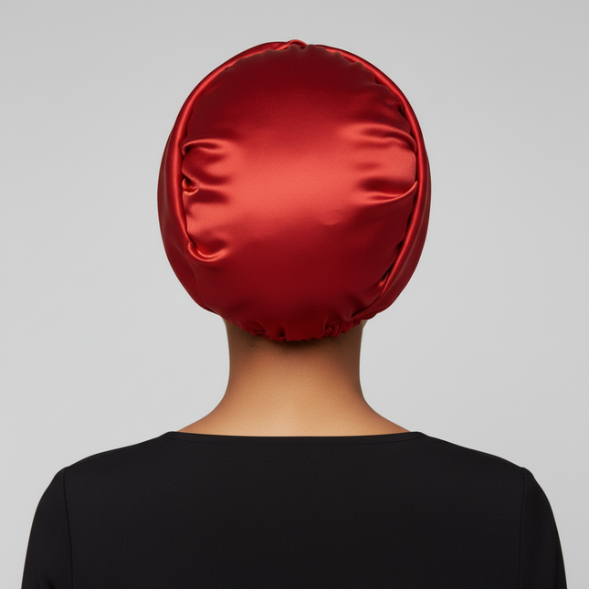 Women Satin Solid Sleeping Hat Night Sleep Cap for Women Shower Caps Waterproof Solid Sleeping Hair Bonnets Adjustable Cap - gallery 1