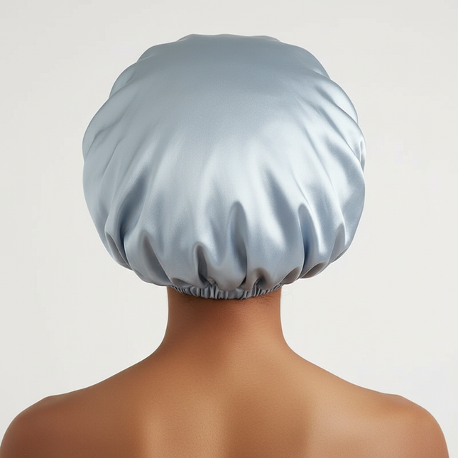 Satin Wide-brimmed Nightcap Styling Silk Headband for Sleeping Nightcap with Elasticated Floppy Band Cap Hair Shower Cap - gallery 1