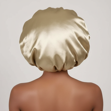 New Women Satin Solid Sleeping Hat with Stretchy Tie Band Elastic Night Shower Cap Adjustable Hair Head Cover Bonnet turban - gallery 1