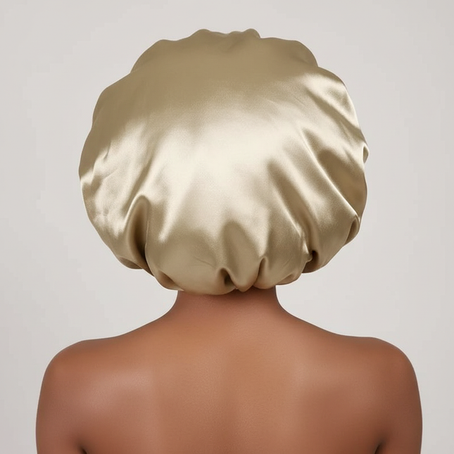 New Women Satin Solid Sleeping Hat with Stretchy Tie Band Elastic Night Shower Cap Adjustable Hair Head Cover Bonnet turban - gallery 1