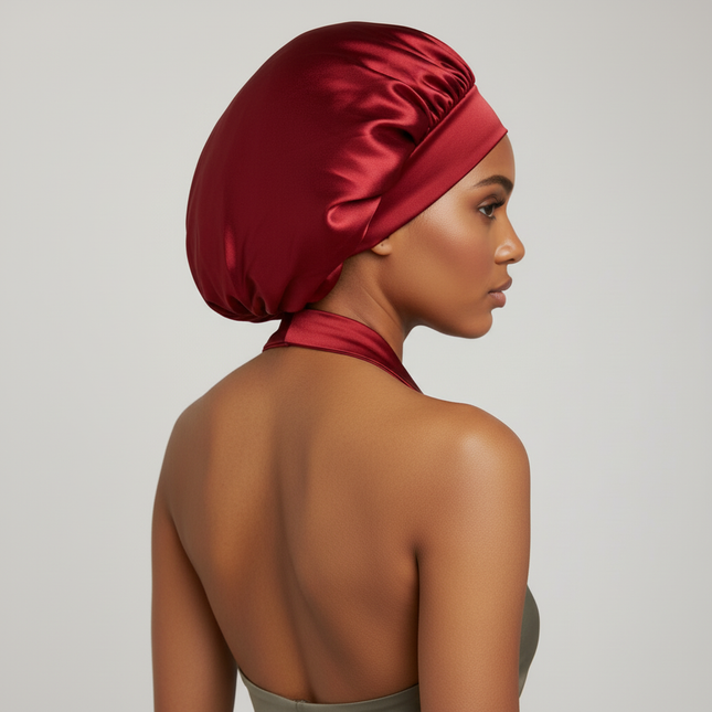 Women Satin Solid Sleeping Hat Night Sleep Cap Hair Care Bonnet Nightcap For Women Men Unisex Cap Bonnet De Nuit Shower Turban - gallery 1