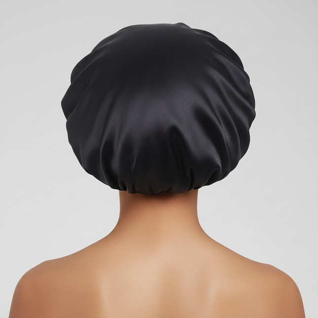 Satin Sleeping Cap Milk Silk Night Sleeping Bonnet Shredded Milk Caps Head Tie Band Bonnet Edge Wrap Protect Curly Braid Hair - gallery 1